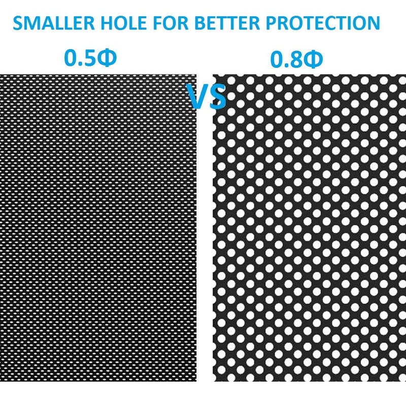 PANO-MOUNTS 120mm Fan Dust Filter Mesh 4.72inch Magnetic Frame PVC PC Computer Case Fan Dust Mesh Cover Grills Black 5-Pack - Image 3